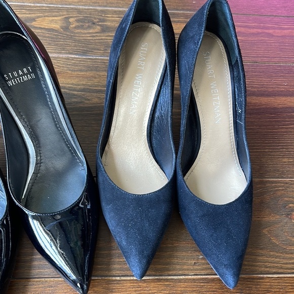 Stuart Weitzman Heels in Black and Tan - Picture 4 of 16